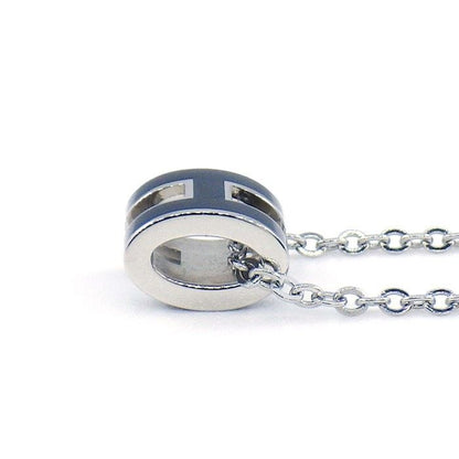 Hermes Necklace Pop Mini Black Lacquer Metal — view 2