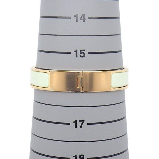 Hermes Bangle Click PM Vert Fizz Enamel Bracelet — view 7