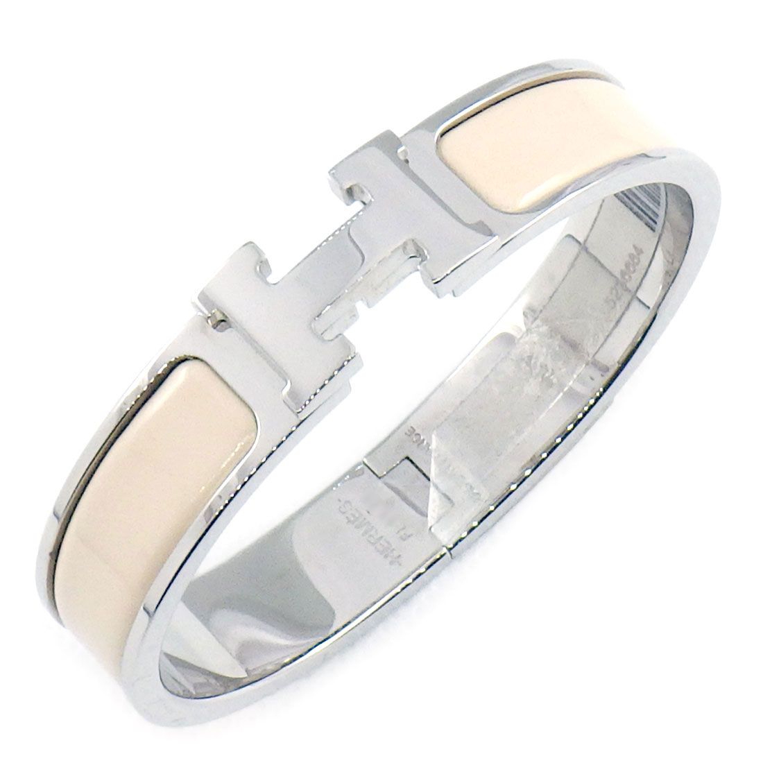 Hermes Bangle Click PM Cles Mu Enamel Metal Bracelet