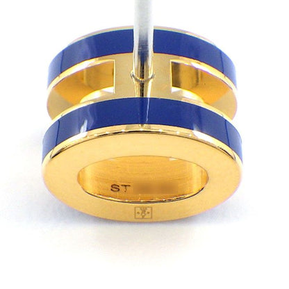 Hermes Earrings Pop Mini Blue Royal Lacquer — view 5