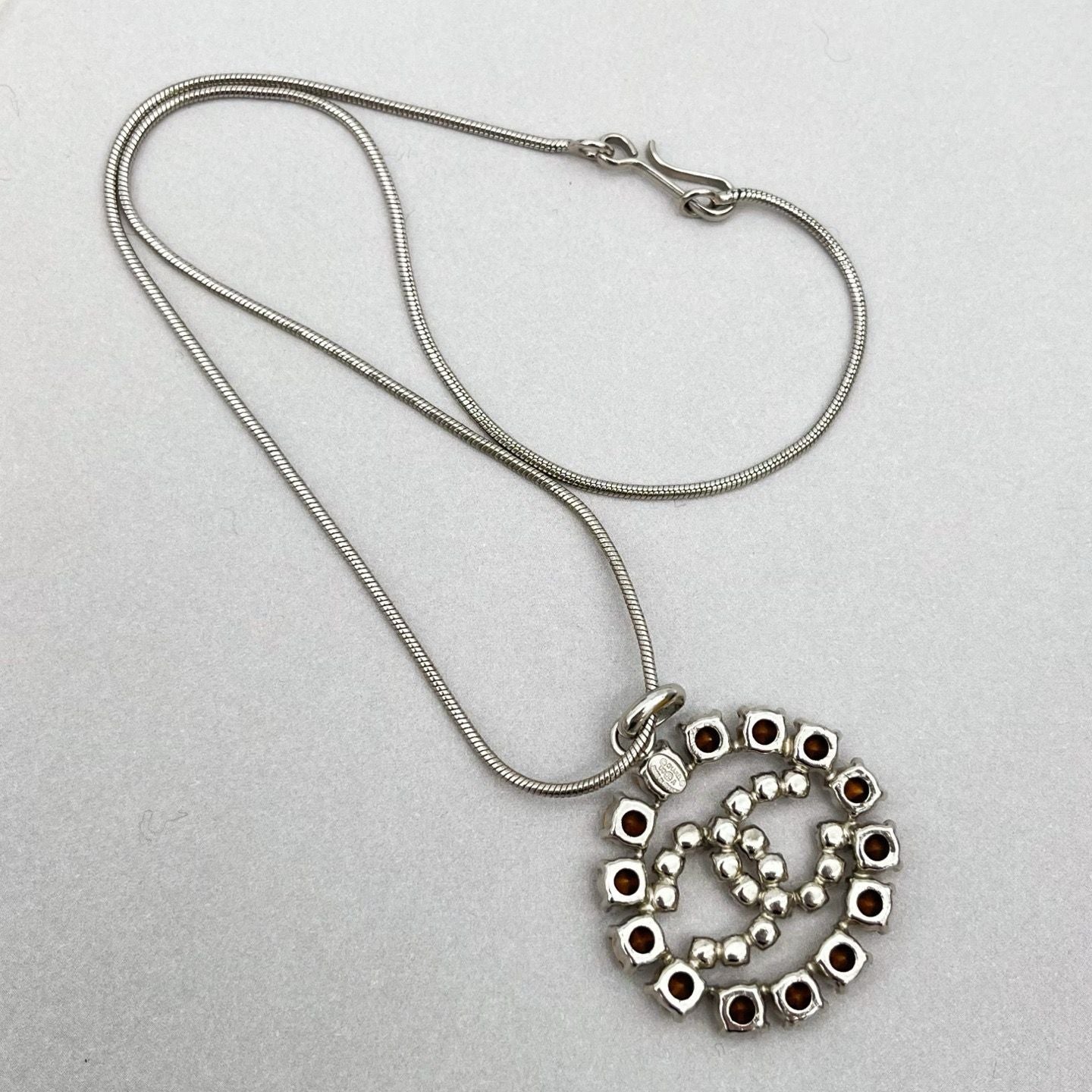 Chanel CC Logo Line Stone Necklace — view 4
