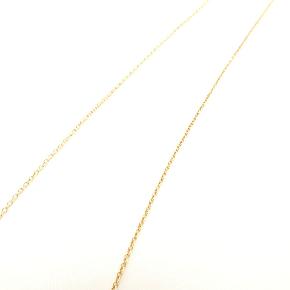 Tiffany & Co T Smile Pendant Yellow Gold Diamond Small Necklace — view 4