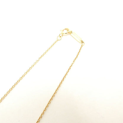 Tiffany & Co T Smile Pendant Yellow Gold Diamond Small Necklace — view 5