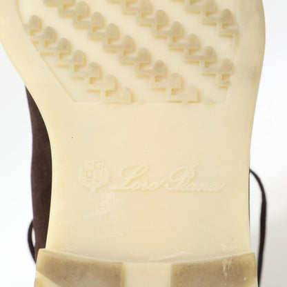 Loro Piana Shearling Leather Boa Chukka Boots — view 8