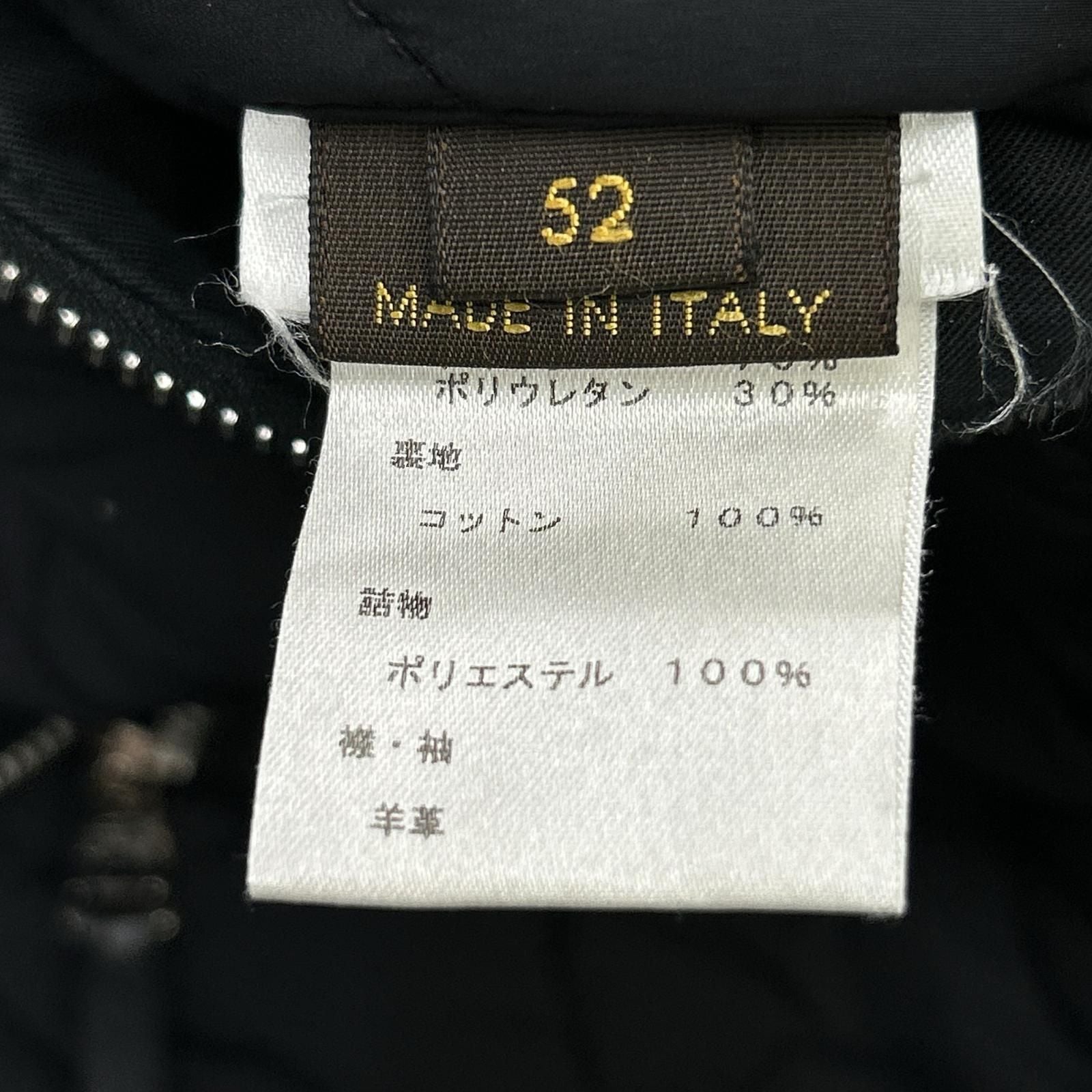 Louis Vuitton Black Nylon Quilted Jacket 52 — view 5