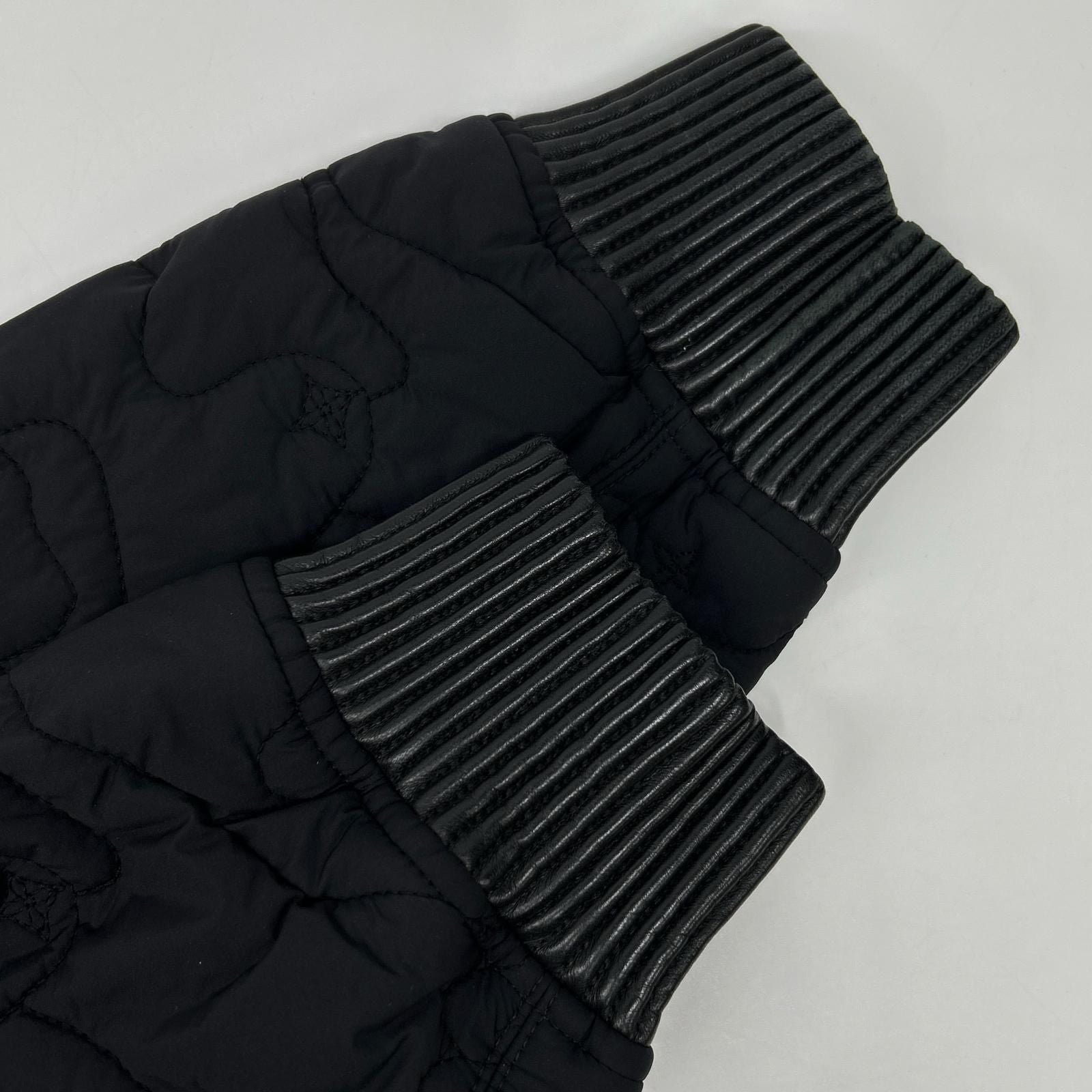 Louis Vuitton Black Nylon Quilted Jacket 52 — view 8