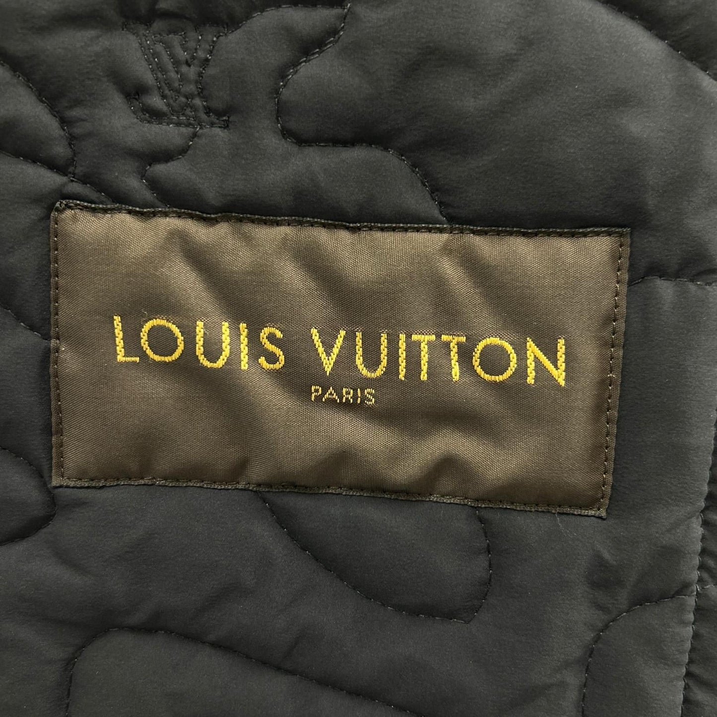 Louis Vuitton Black Nylon Quilted Jacket 52 — view 4