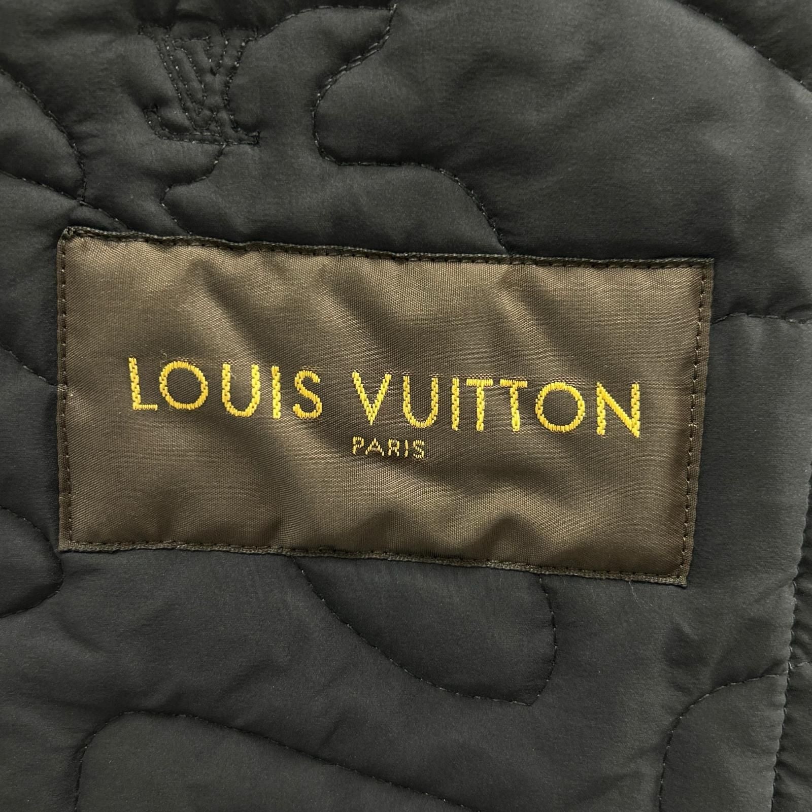 Louis Vuitton Black Nylon Quilted Jacket 52 — view 4