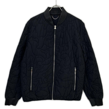 Louis Vuitton Black Nylon Quilted Jacket 52