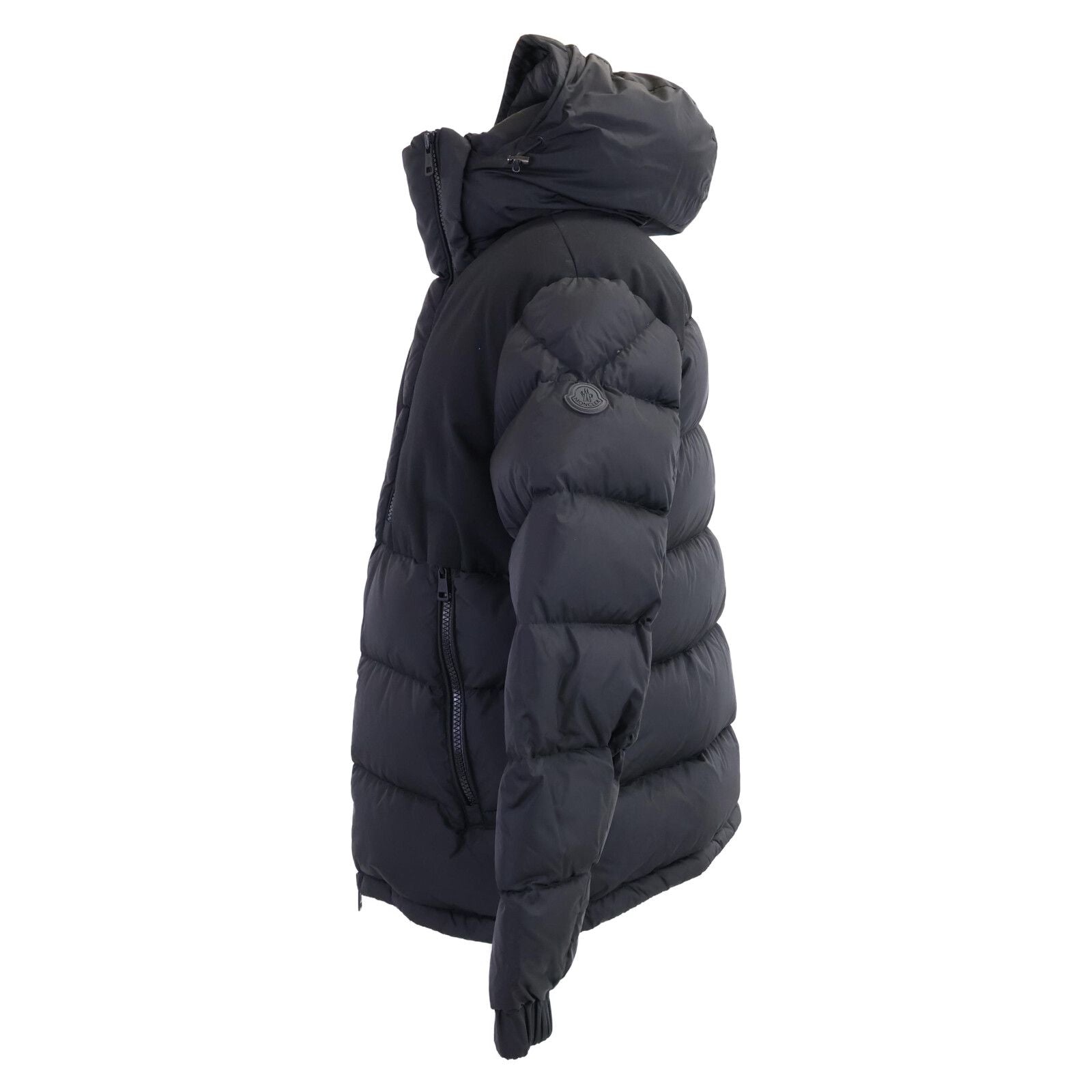 Moncler Laveda Logo Patch Down Jacket — view 2
