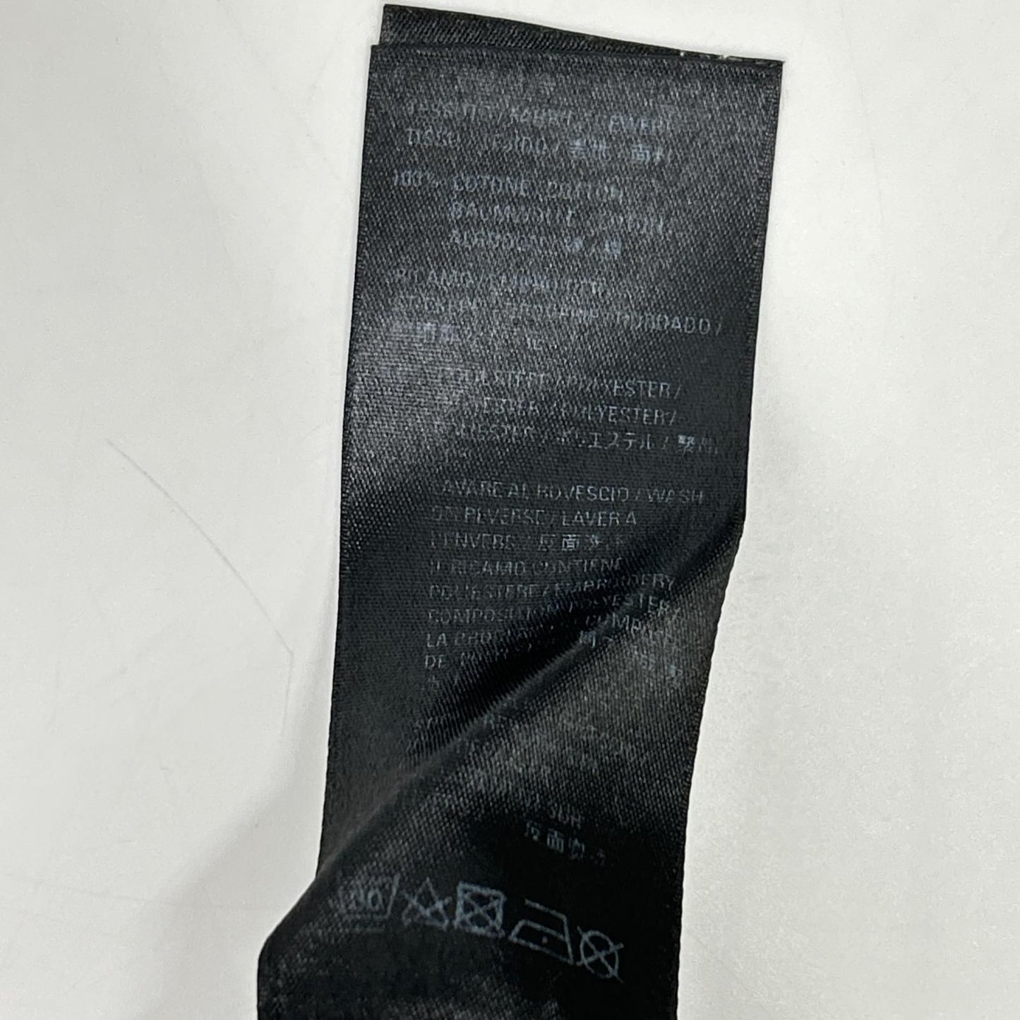 Balenciaga Logo Embroidery Crew Neck T-Shirt — view 6