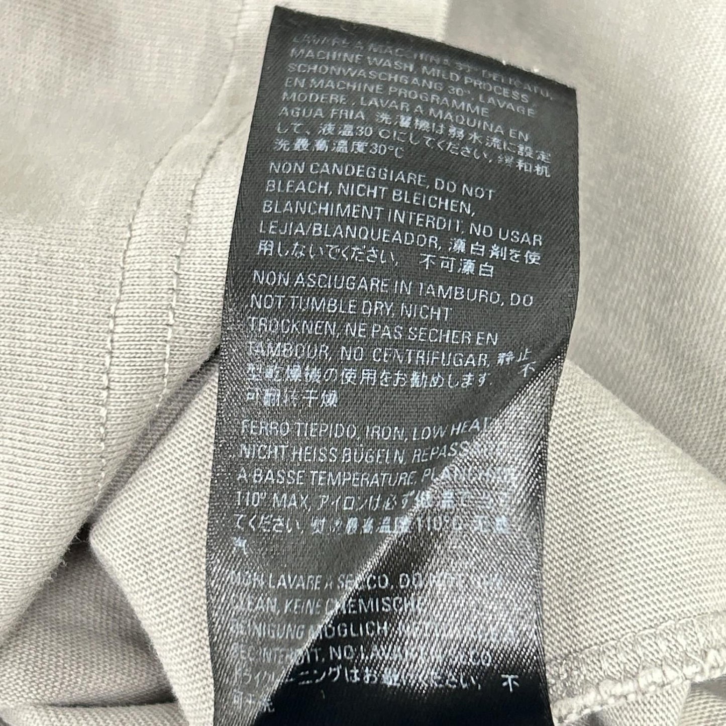 Balenciaga Logo Embroidery Crew Neck T-Shirt — view 4