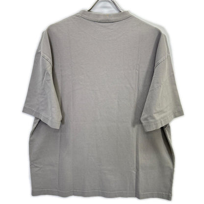 Balenciaga Logo Embroidery Crew Neck T-Shirt — view 2