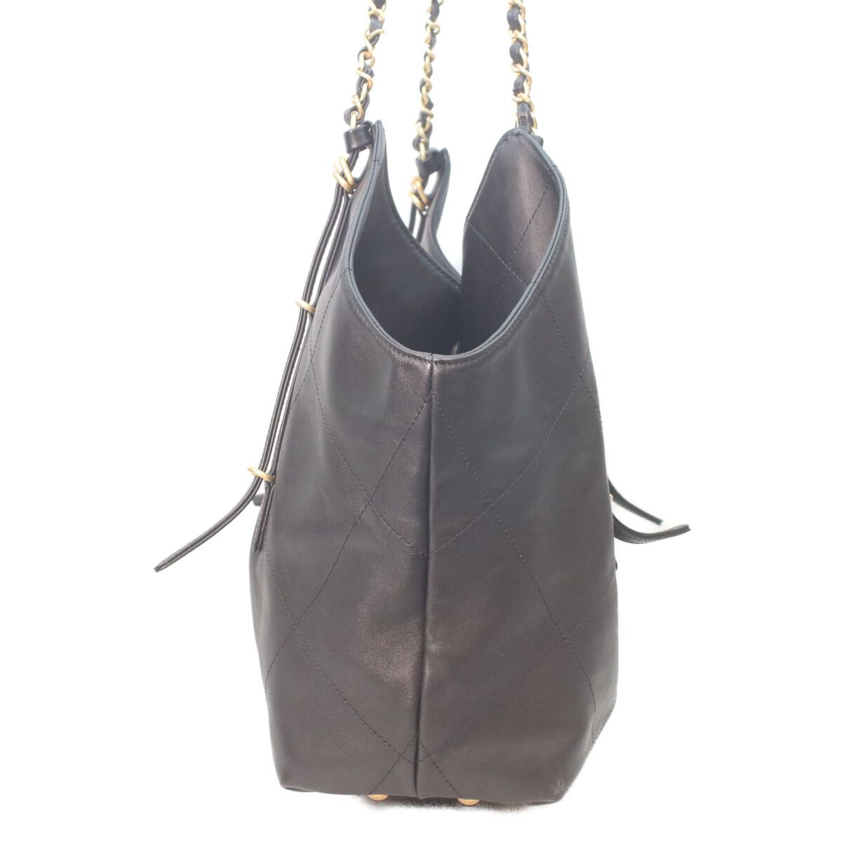 Chanel Black Calfskin Shopping Tote — view 2