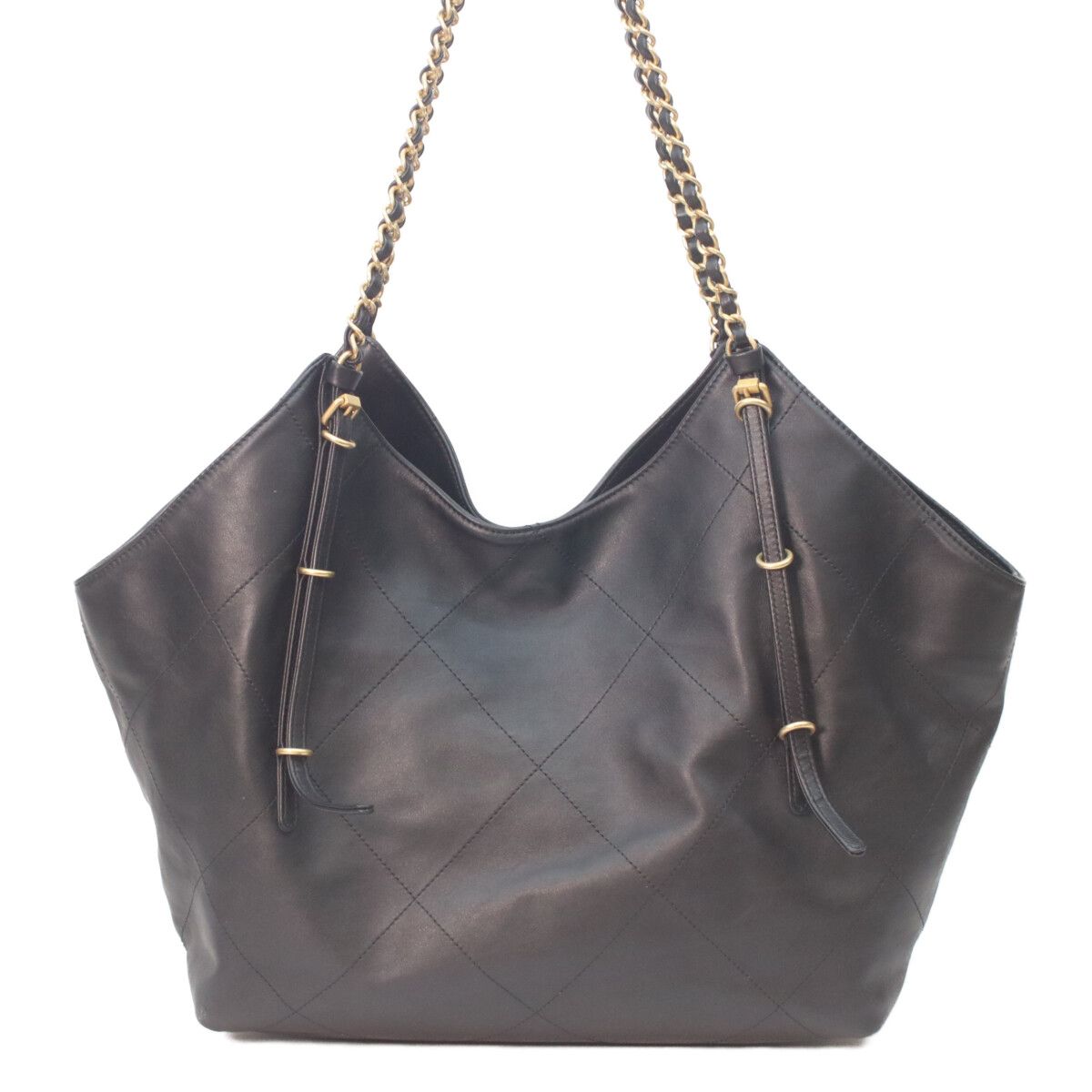 Chanel Black Calfskin Shopping Tote — view 3