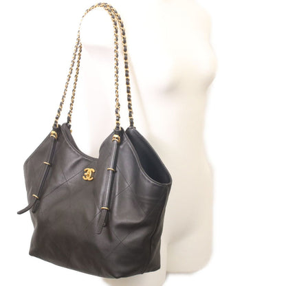 Chanel Black Calfskin Shopping Tote — view 6