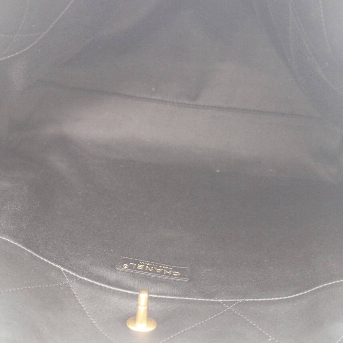 Chanel Black Calfskin Shopping Tote — view 7