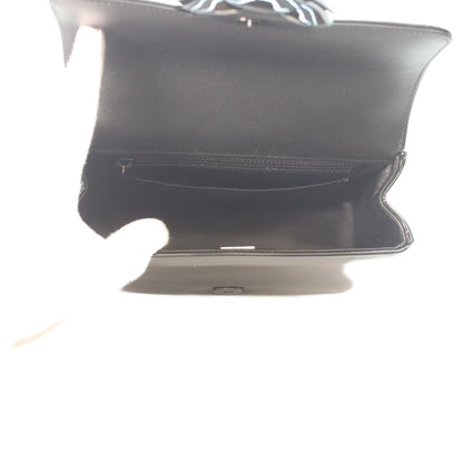 Chanel Sole Black Single Flap Patent Camellia Small Chain Bag — view 7