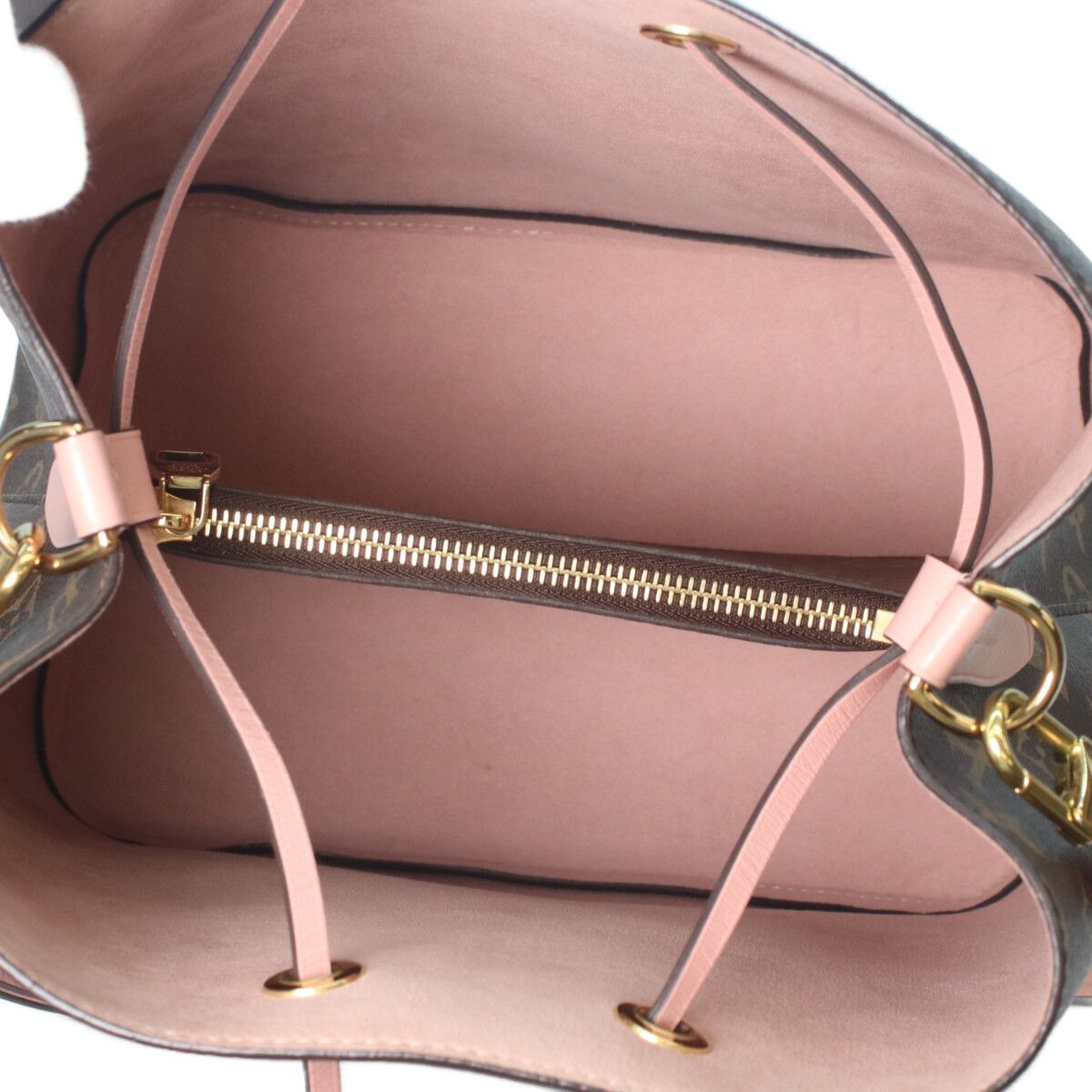 Louis Vuitton Monogram Rose Poodle Neo Noe MM Bucket Bag — view 9