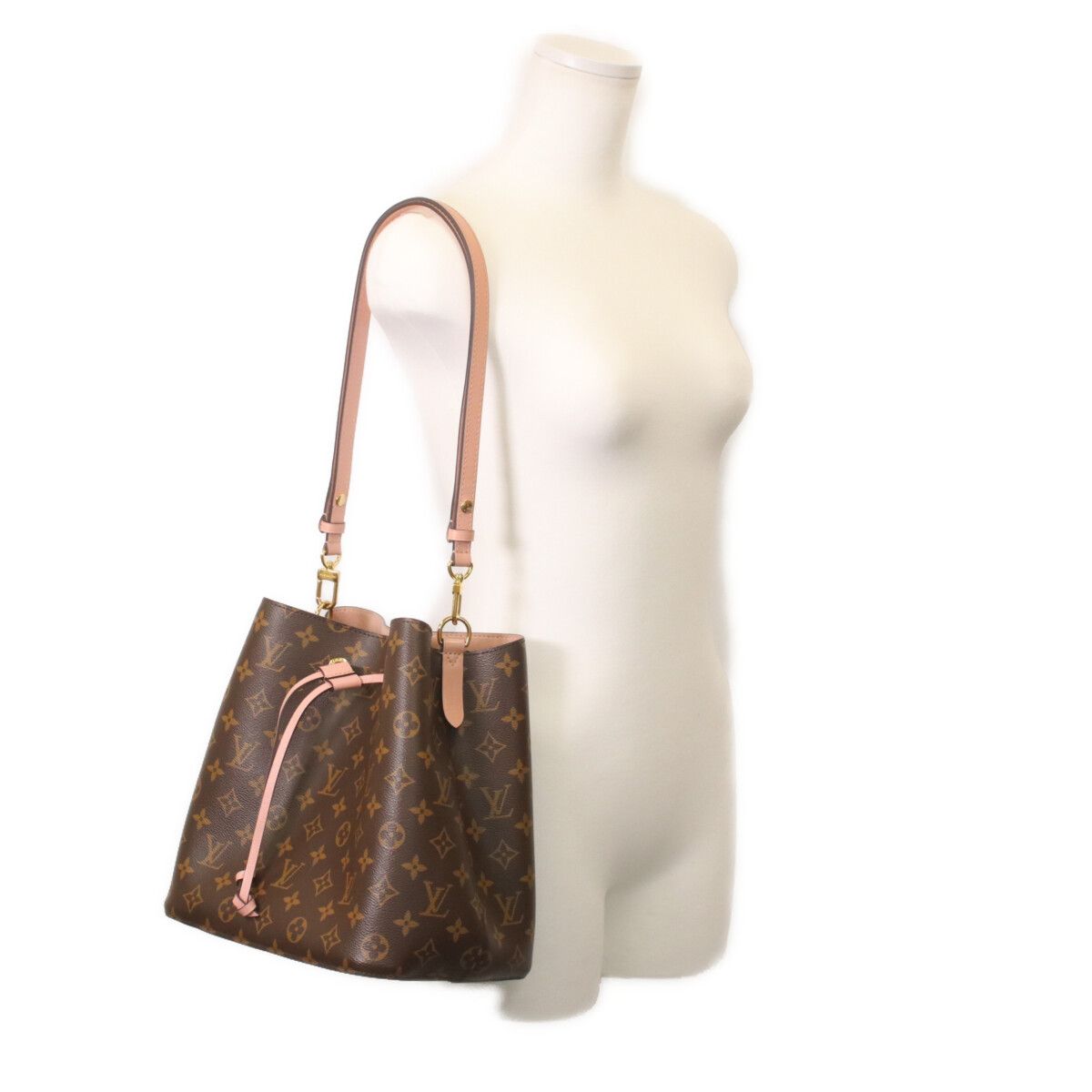 Louis Vuitton Monogram Rose Poodle Neo Noe MM Bucket Bag — view 6