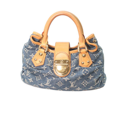 Louis Vuitton Monogram Denim Pleaty Handbag