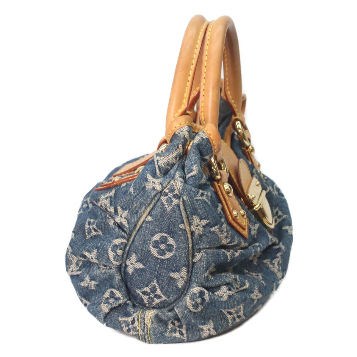 Louis Vuitton Monogram Denim Pleaty Handbag — view 4