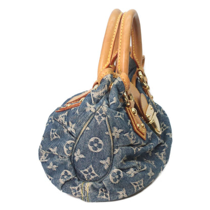 Louis Vuitton Monogram Denim Pleaty Handbag — view 4