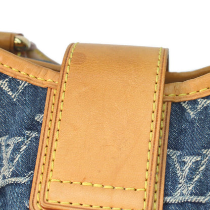 Louis Vuitton Monogram Denim Pleaty Handbag — view 9