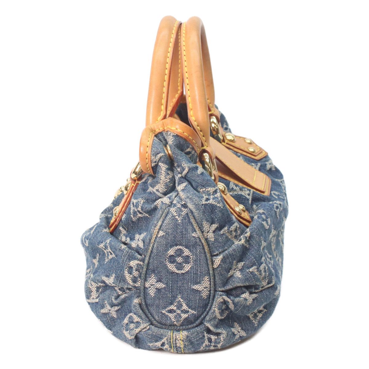 Louis Vuitton Monogram Denim Pleaty Handbag — view 2