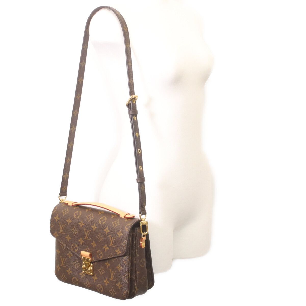 Louis Vuitton Monogram Pochette Metis MM Shoulder Bag — view 8