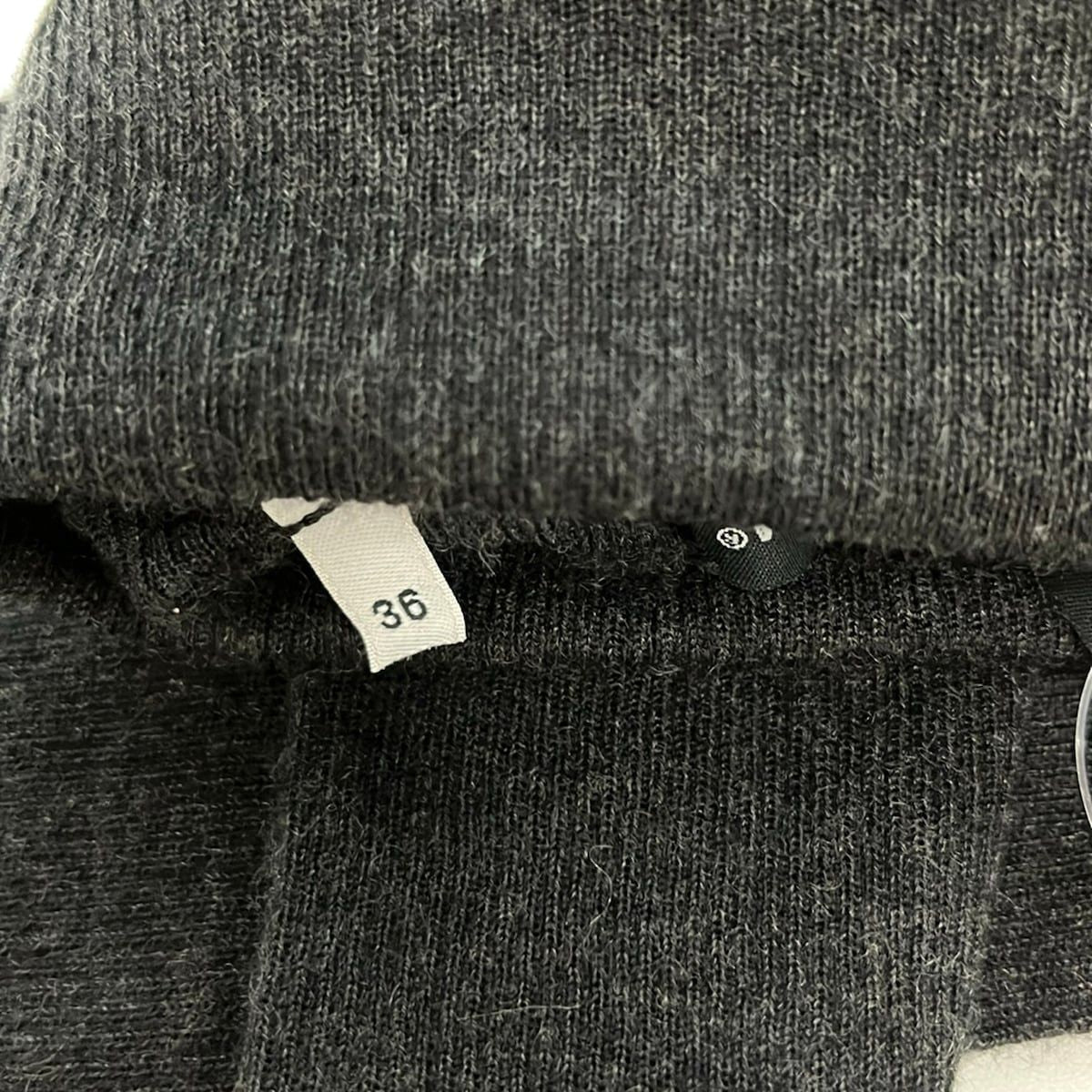 Dolce & Gabbana Short Sleeve Sweater 36 S Black Turtleneck Cashmere — view 5