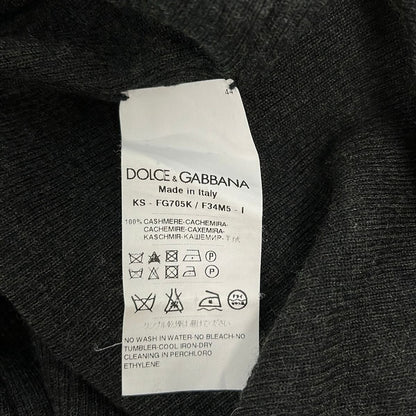 Dolce & Gabbana Short Sleeve Sweater 36 S Black Turtleneck Cashmere — view 4