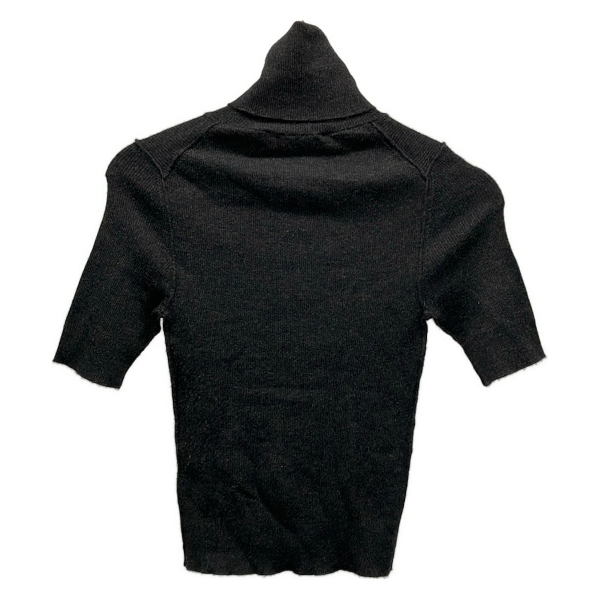 Dolce & Gabbana Short Sleeve Sweater 36 S Black Turtleneck Cashmere — view 2