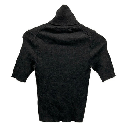 Dolce & Gabbana Short Sleeve Sweater 36 S Black Turtleneck Cashmere — view 2
