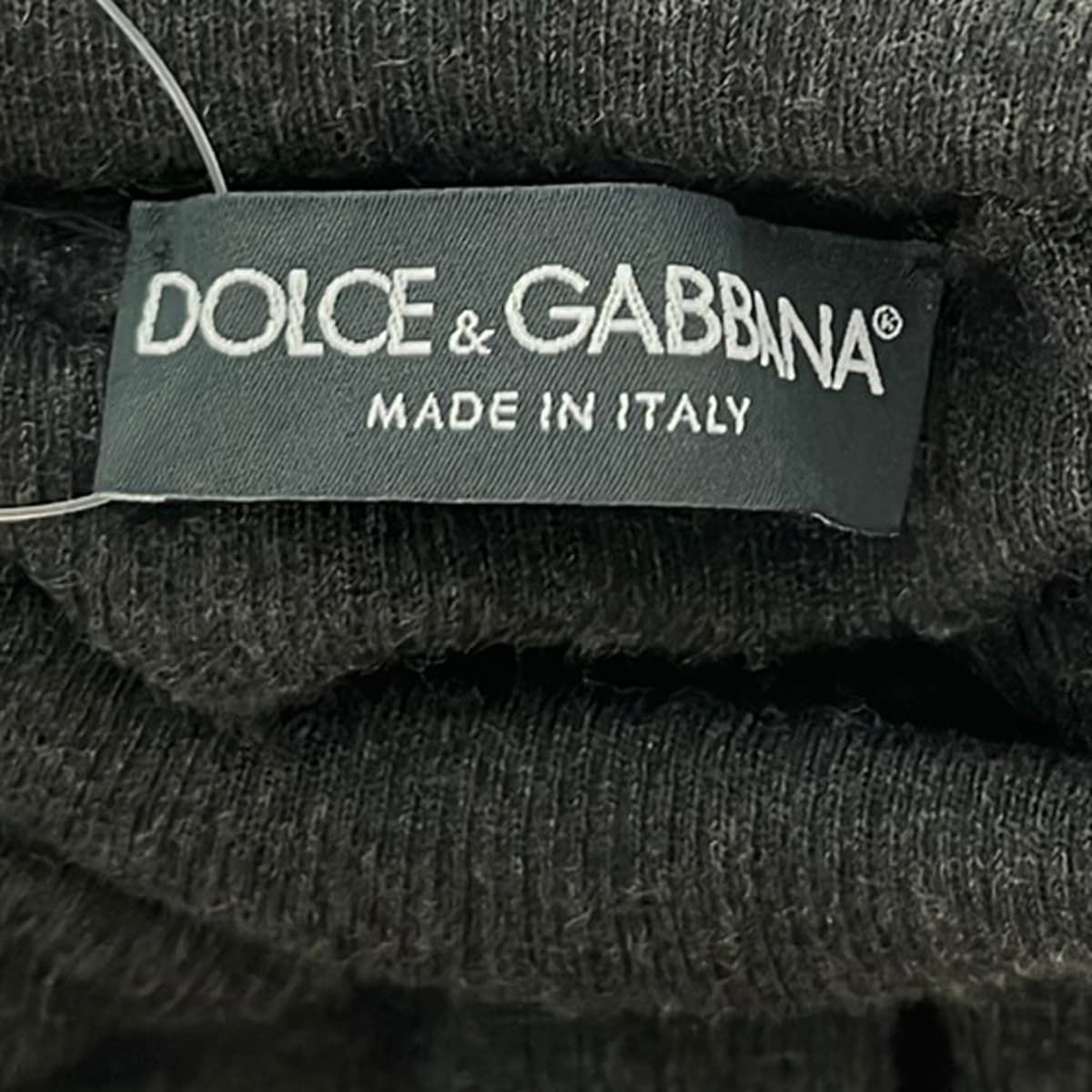 Dolce & Gabbana Short Sleeve Sweater 36 S Black Turtleneck Cashmere — view 3