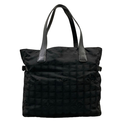 Chanel Tote New Travel Line GM Black Leather