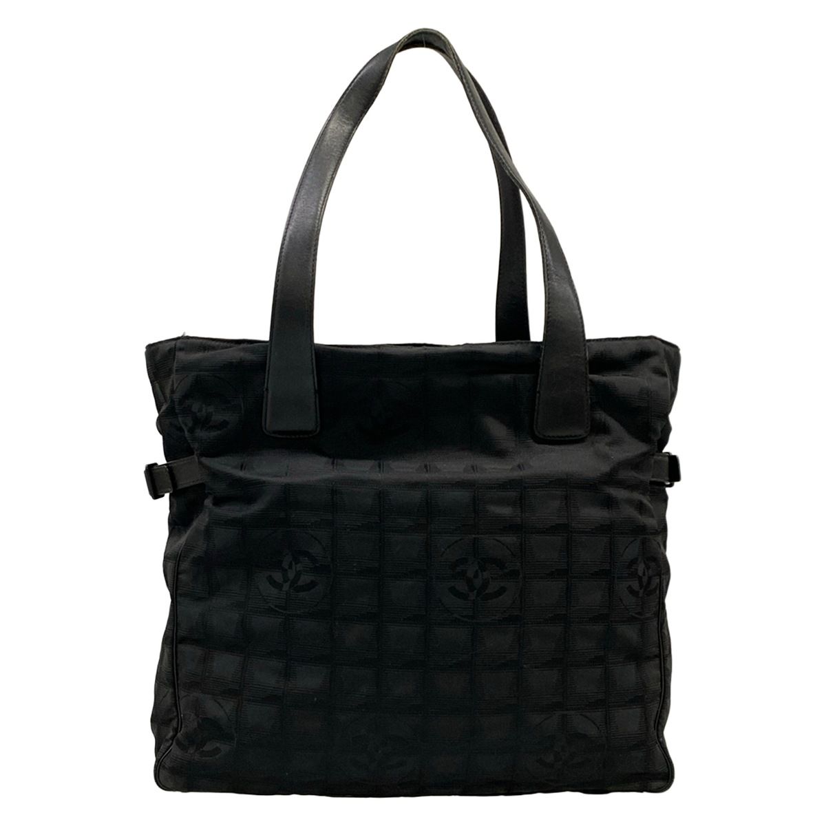Chanel Tote New Travel Line GM Black Leather — view 3