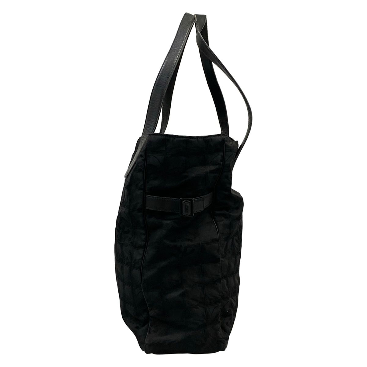 Chanel Tote New Travel Line GM Black Leather — view 4