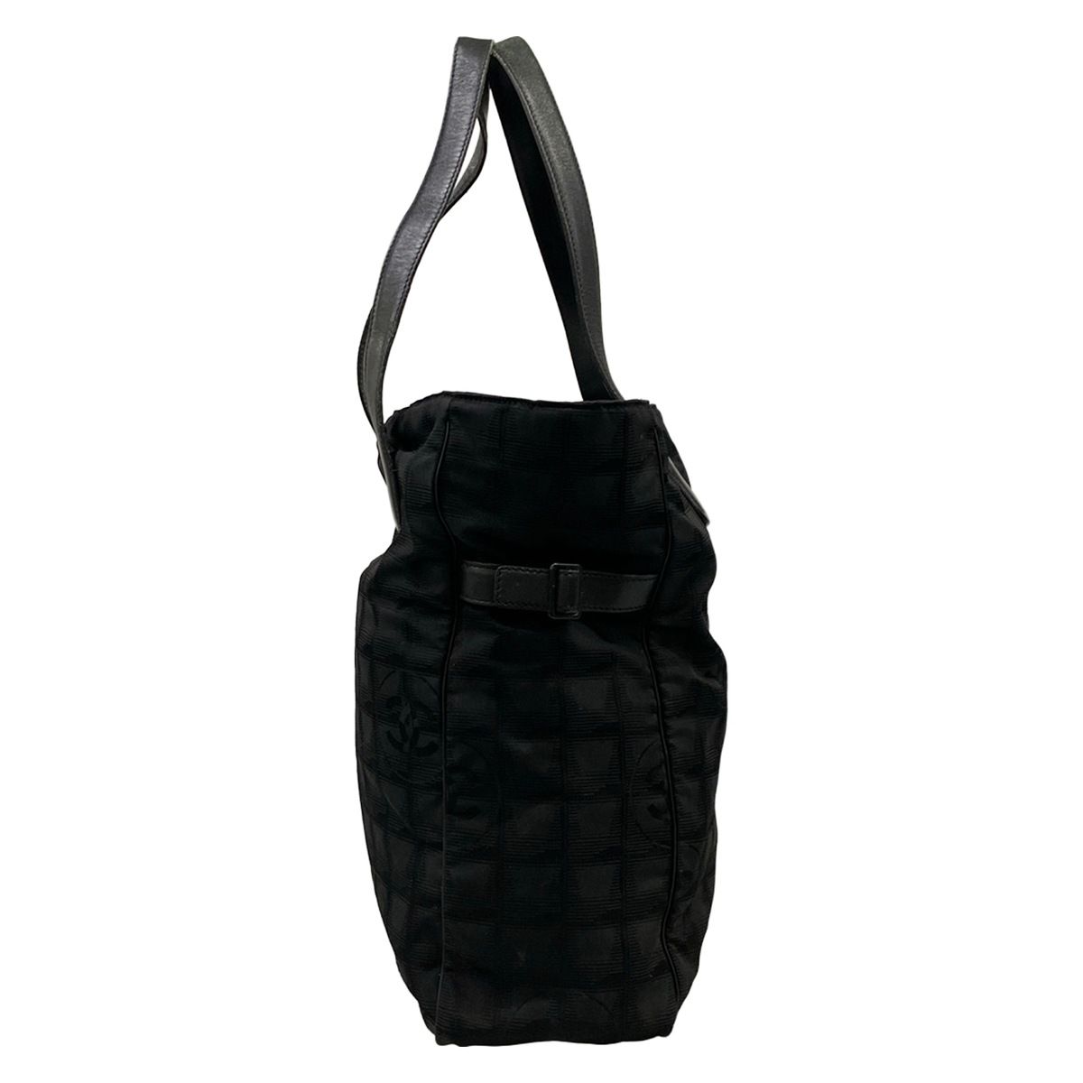 Chanel Tote New Travel Line GM Black Leather — view 2