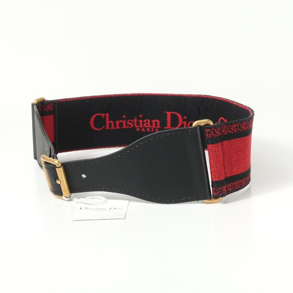 Dior Belt 75 Logo Embroidery — view 3