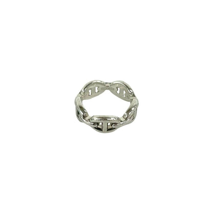 Hermes Enchainee 925 Sterling Silver Ring — view 4