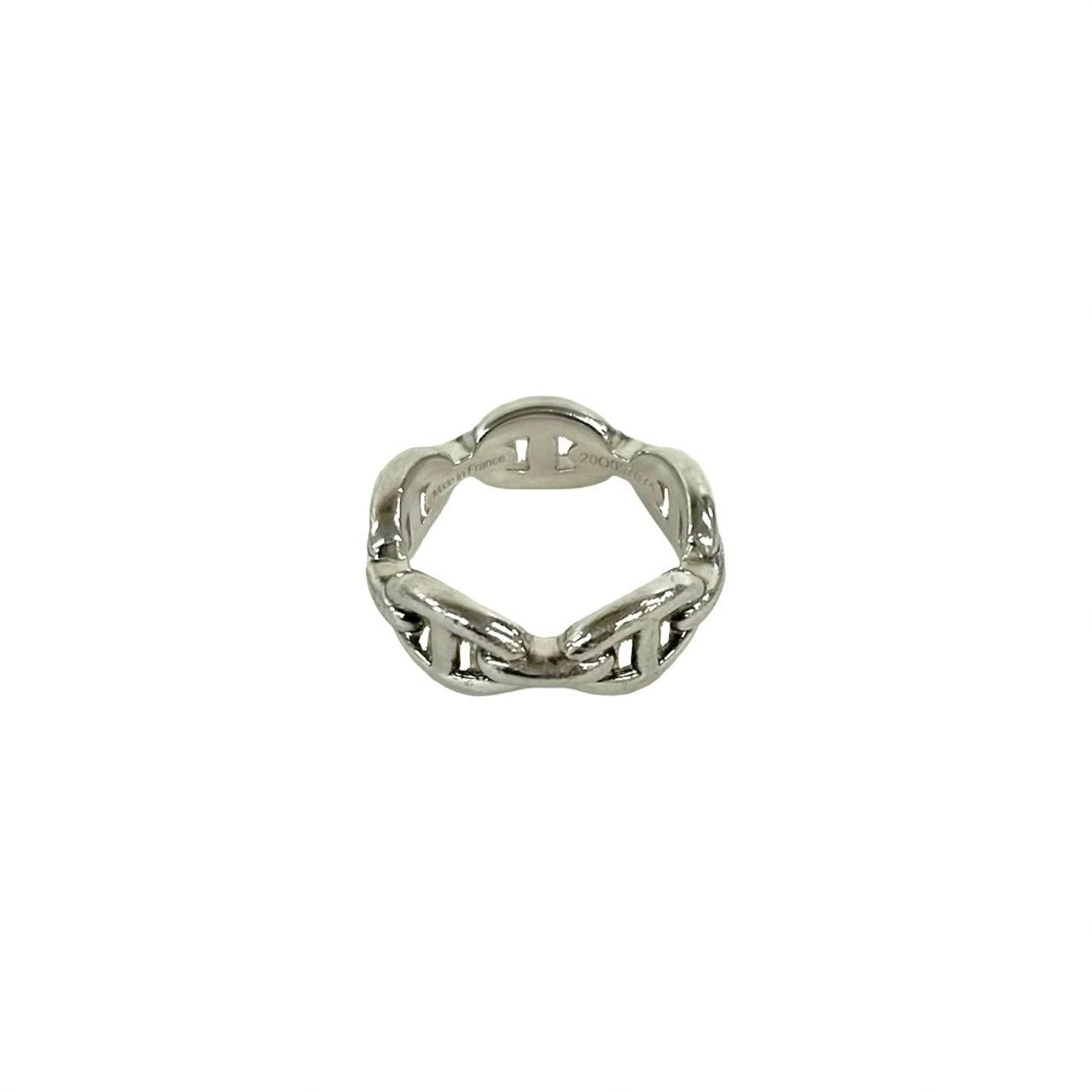 Hermes Enchainee 925 Sterling Silver Ring — view 5