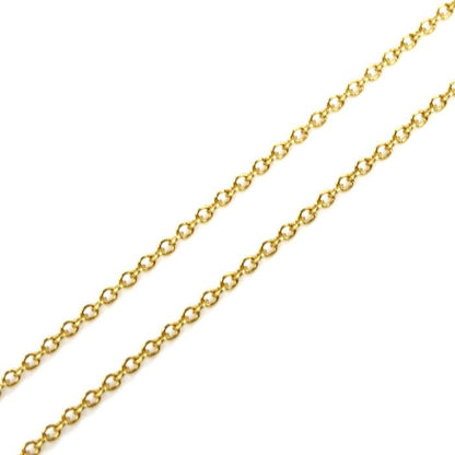 Tiffany & Co 18k Yellow Gold T Two Circle Necklace Onyx Diamond 41 46 cm — view 4