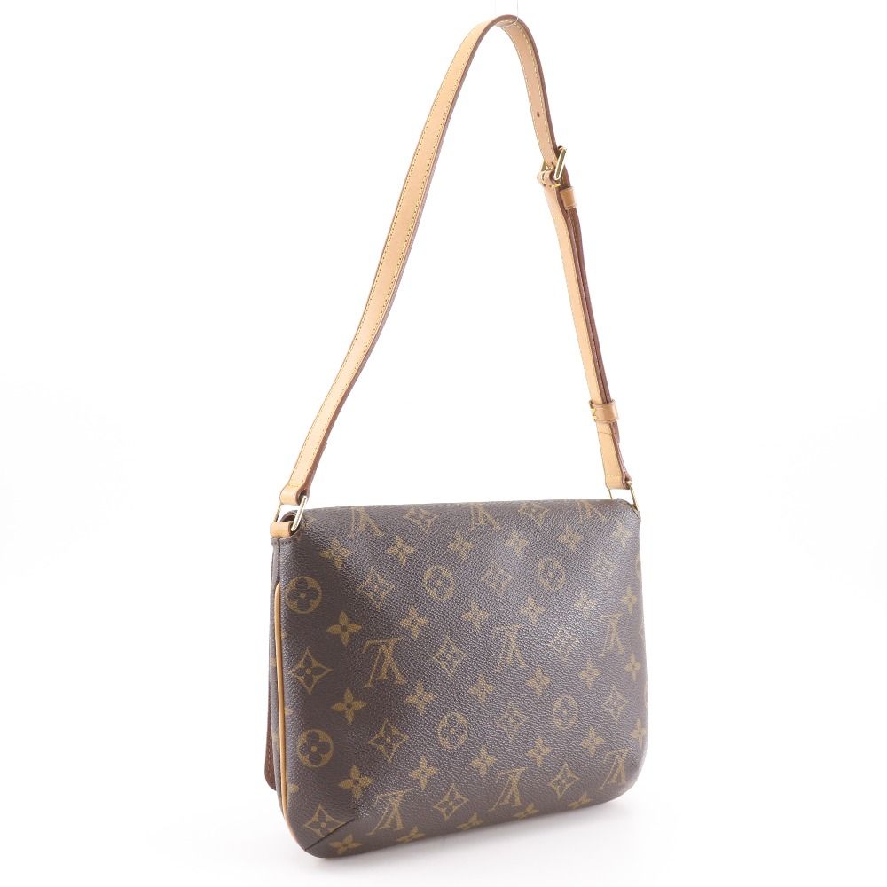 Louis Vuitton Musette Tango Monogram Canvas Brown Shoulder Bag — view 3