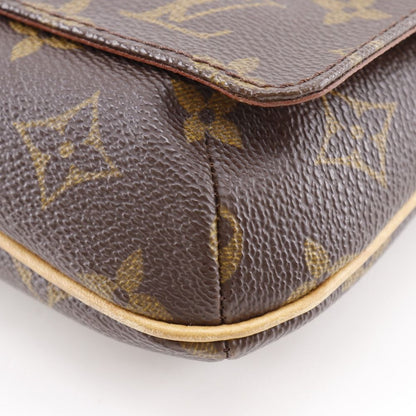 Louis Vuitton Musette Tango Monogram Canvas Brown Shoulder Bag — view 5