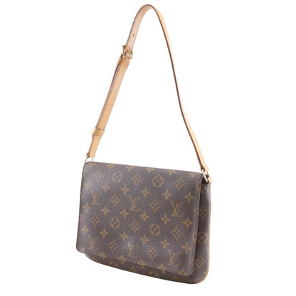 Louis Vuitton Musette Tango Monogram Canvas Brown Shoulder Bag — view 2
