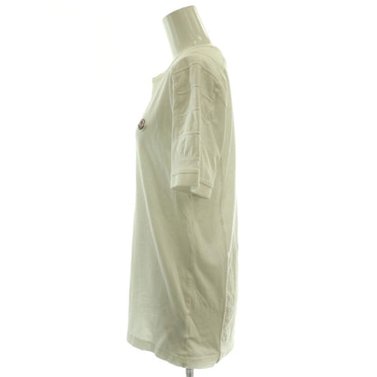 Moncler Logo Patch S ST Shirt Top Cotton M White CX AD — view 2