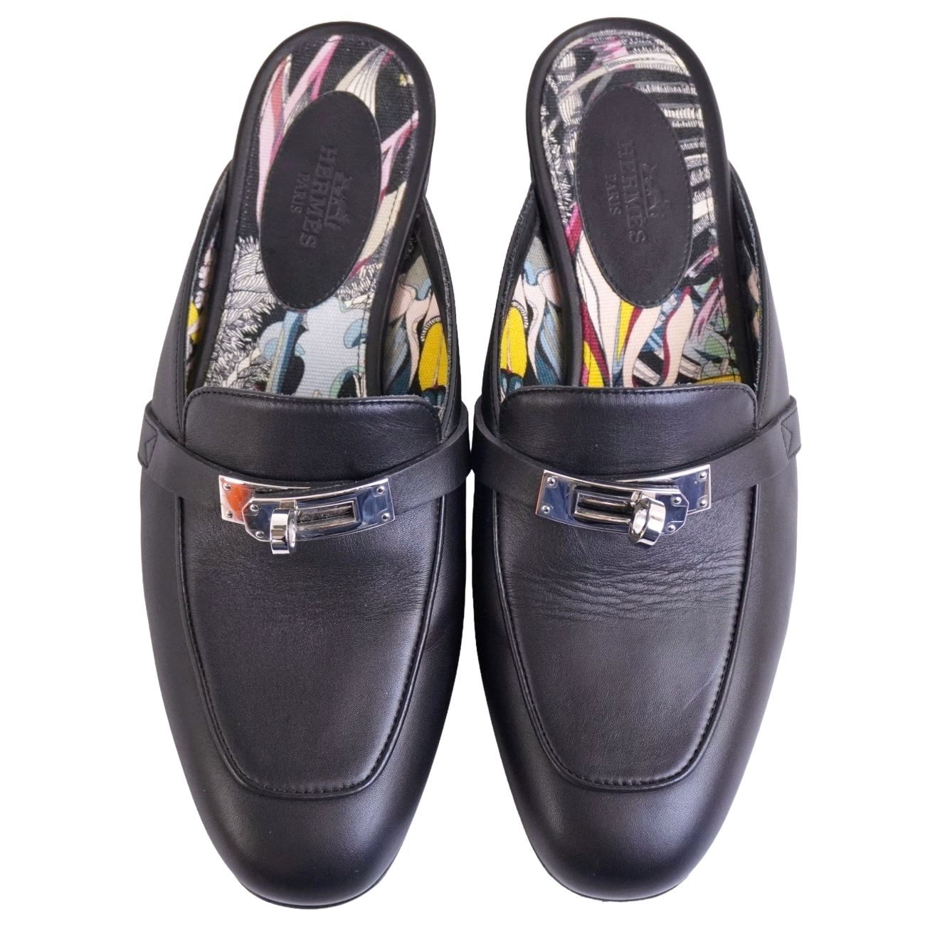 Hermes Sandals Oz Mules Kelly Leather — view 4
