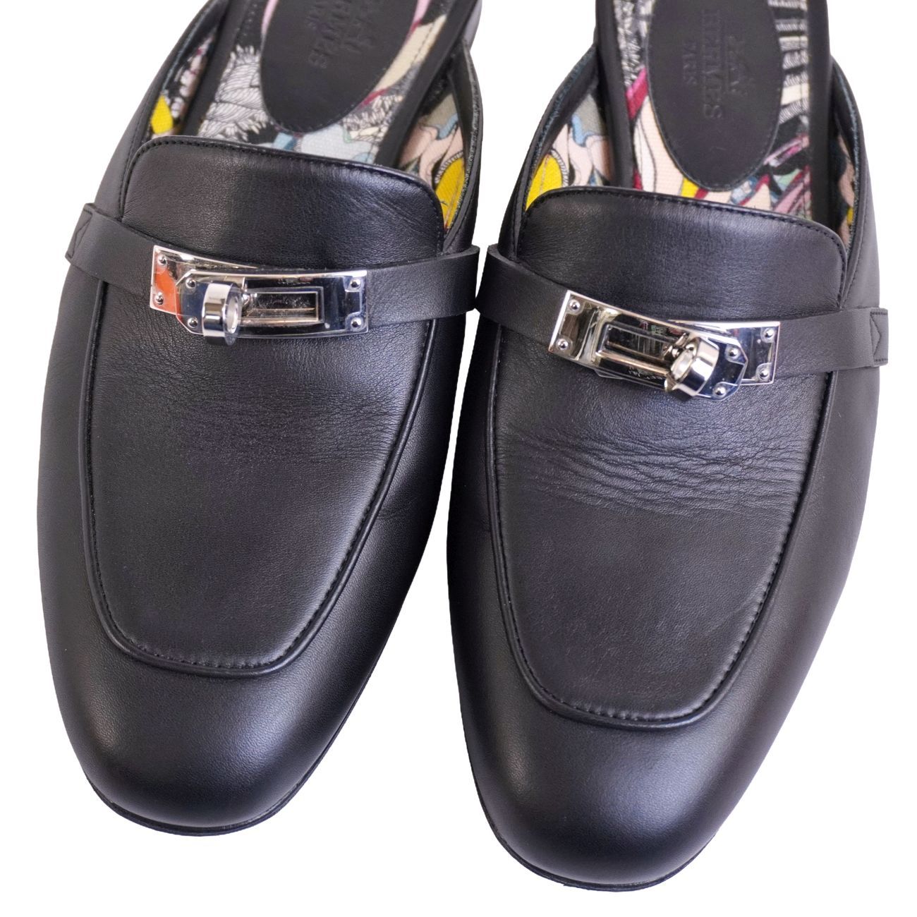 Hermes Sandals Oz Mules Kelly Leather — view 3