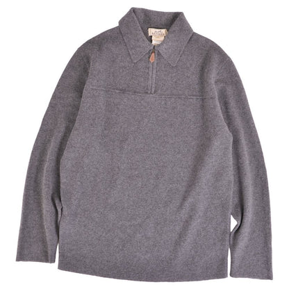 Hermes Vintage Knit Half Zip Sweater Lo